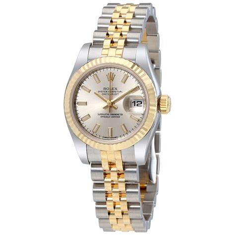 silver dial stainless steel ladies rolex|lady datejust rolex watch.